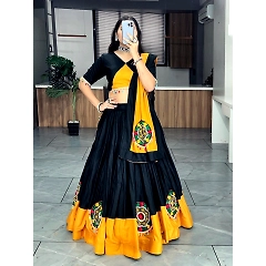 Traditional Rayon Lehenga Set - Fully Stitched