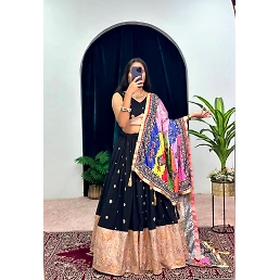 Stunning Lehenga Set: Faux Georgette, Heavy Embroidery, Mirror Work