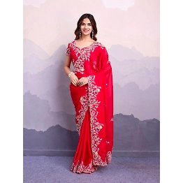 YNF Soft Rangoli Silk Saree with Heavy Embroidery Work