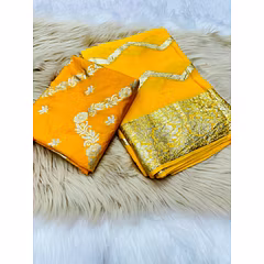 Contrast Dola Banarasi Blouse with Viscose Georgette Saree