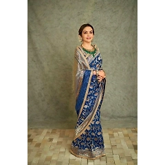 Meenakari Lace Banarasi Silk Saree - Nita Ambani Inspired