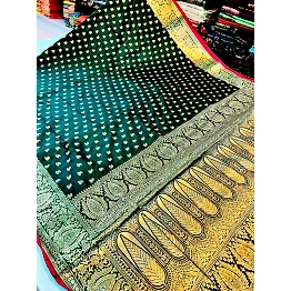 YNF Pure Satin Silk Saree with Jaquard Border and Pallu Combination
