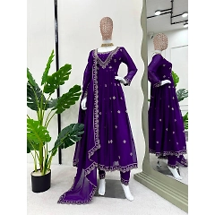 Gorgeous Faux Gorgette Dress Set with Sequin Detailing - Limited Stock!