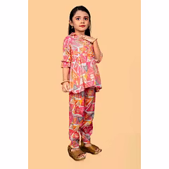 Adorable Coordinated Clothing Set for Girl Babies - Sizes 2 to 12 Years