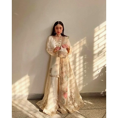 Chinon Sequin Embroidered Gharara Suit Set - Stunning!