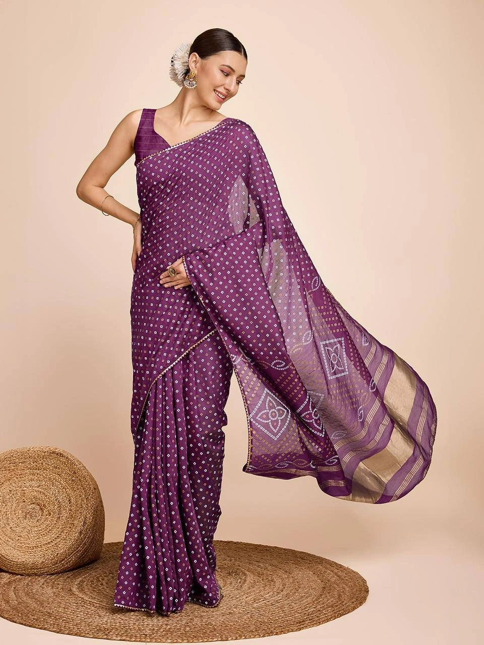 Exclusive Kanchi Border Silk Saree with Zari Weaving-Wine-1