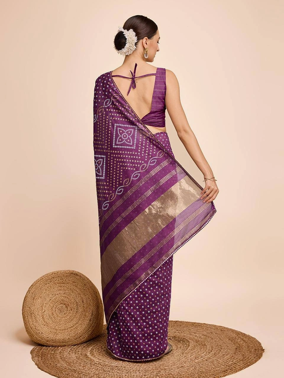 Exclusive Kanchi Border Silk Saree with Zari Weaving-Wine-2