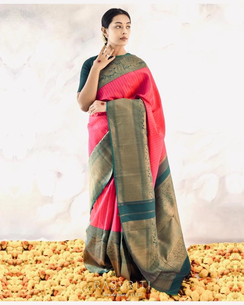 Soft Banarasi Silk Saree: Elegant and Lightweight-RAS-50129-Red