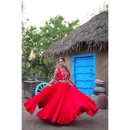 Stylish Full-Stitched Lehenga Set with Designer Embroidery - 4 Colors