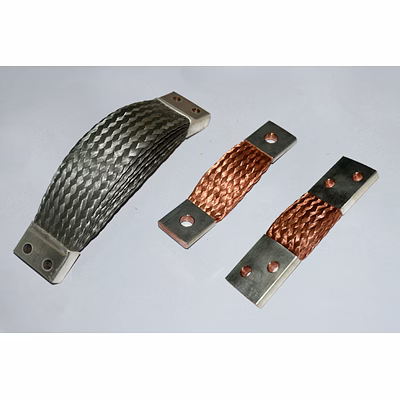 copper braided flexible, connector, busbar, shunt