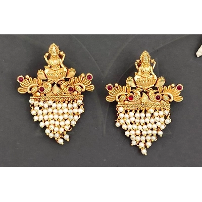 Imitation Temple Earring-1