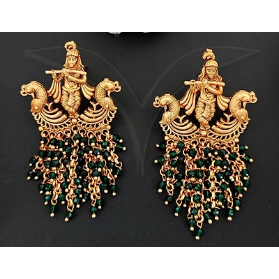 Imitation Temple Earring-2