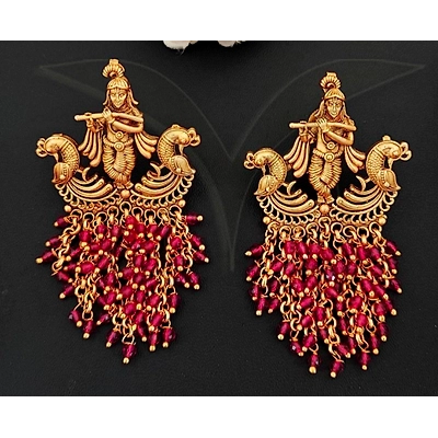 Imitation Temple Earring-3