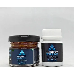 Mighty Whale Men's Herbal Health Supplement | Natural Ayurvedic Supplement for Men (30gm)