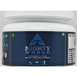 Aale Barkaat Mighty Whale Mens Herbal Health Supplement | Natural Ayurvedic Supplement for Men (125g)