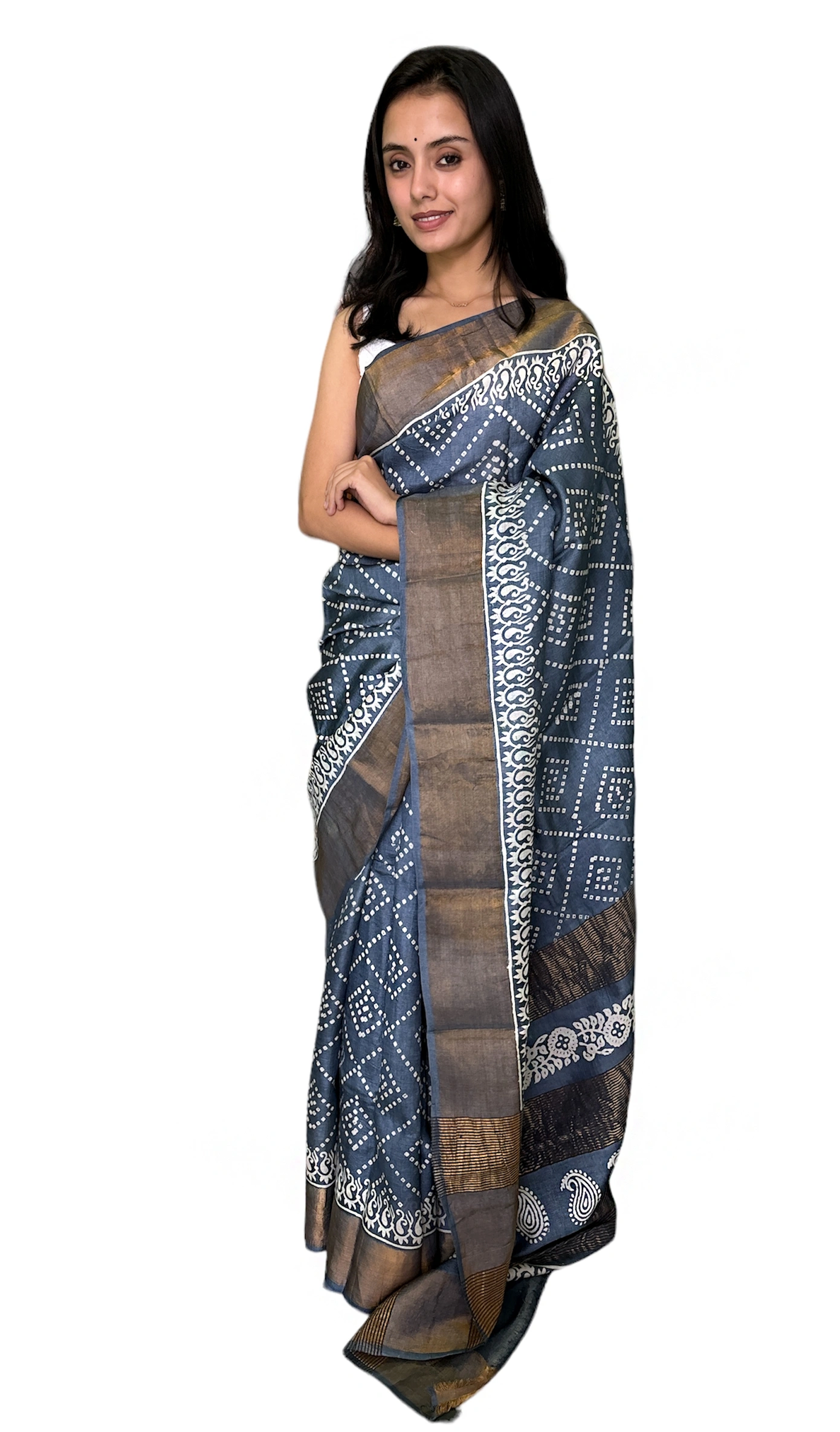 Authentic Pure Tussar Saree-12437590