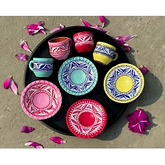 Tea Cup Set Under 4 Cups and 4 Plates