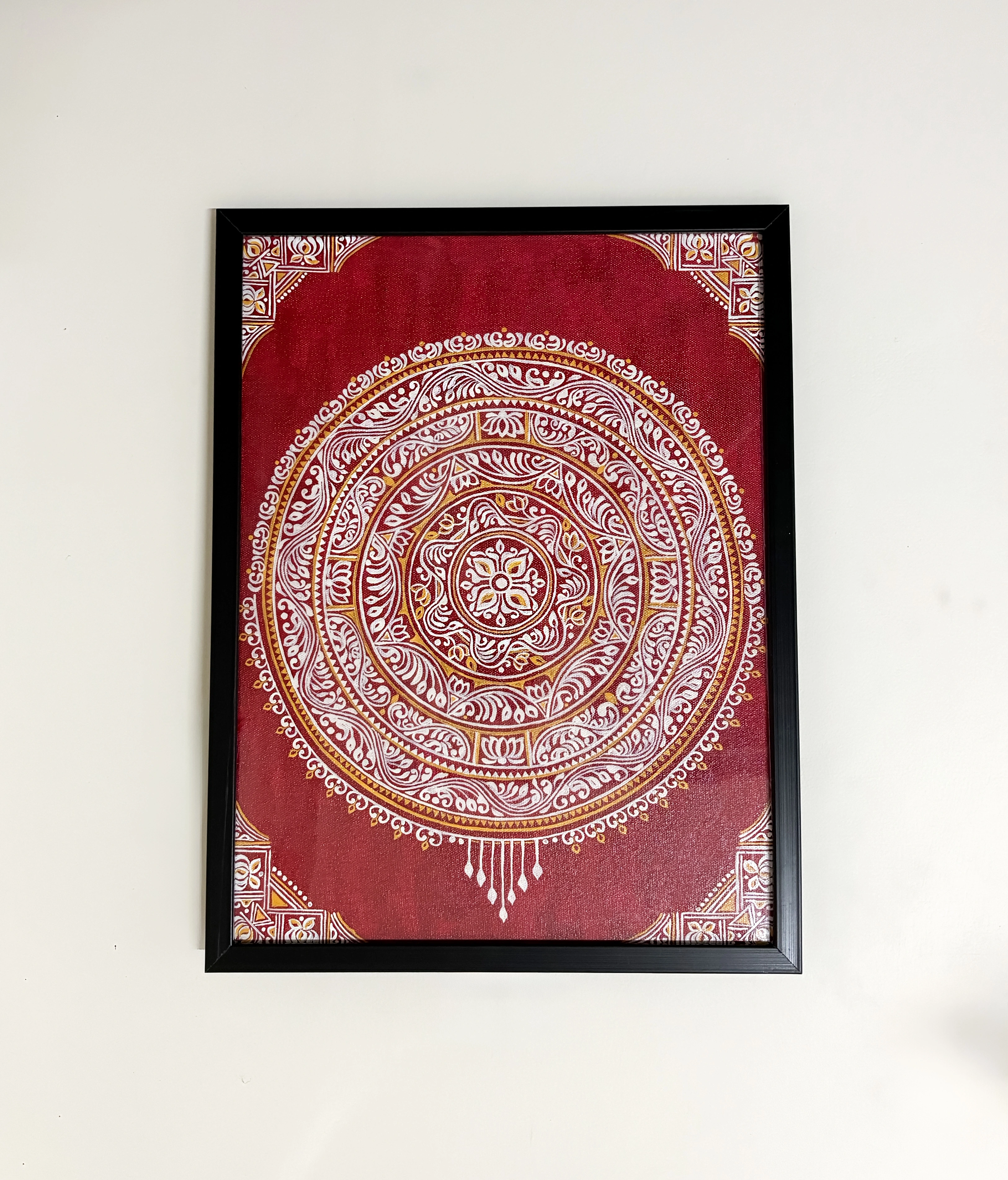 Alpana Mandala Painting-Raw1084