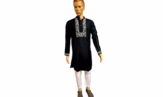AUTHENTIC HAND PAINTED PURE COTTON KURTA