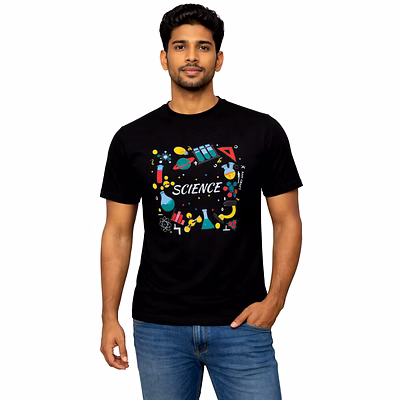 raw craft premium cotton graphic t-shirt