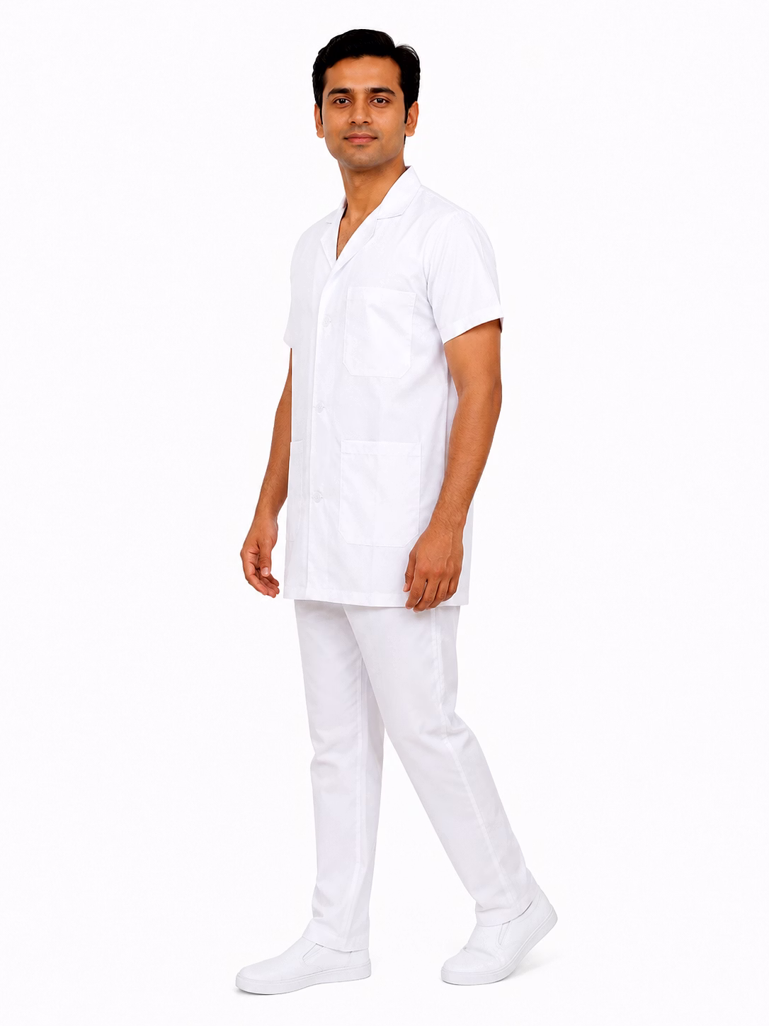 Raw Craft's Hospital Nursing/ Lab Apron for Men | Blended Cotton image 2
