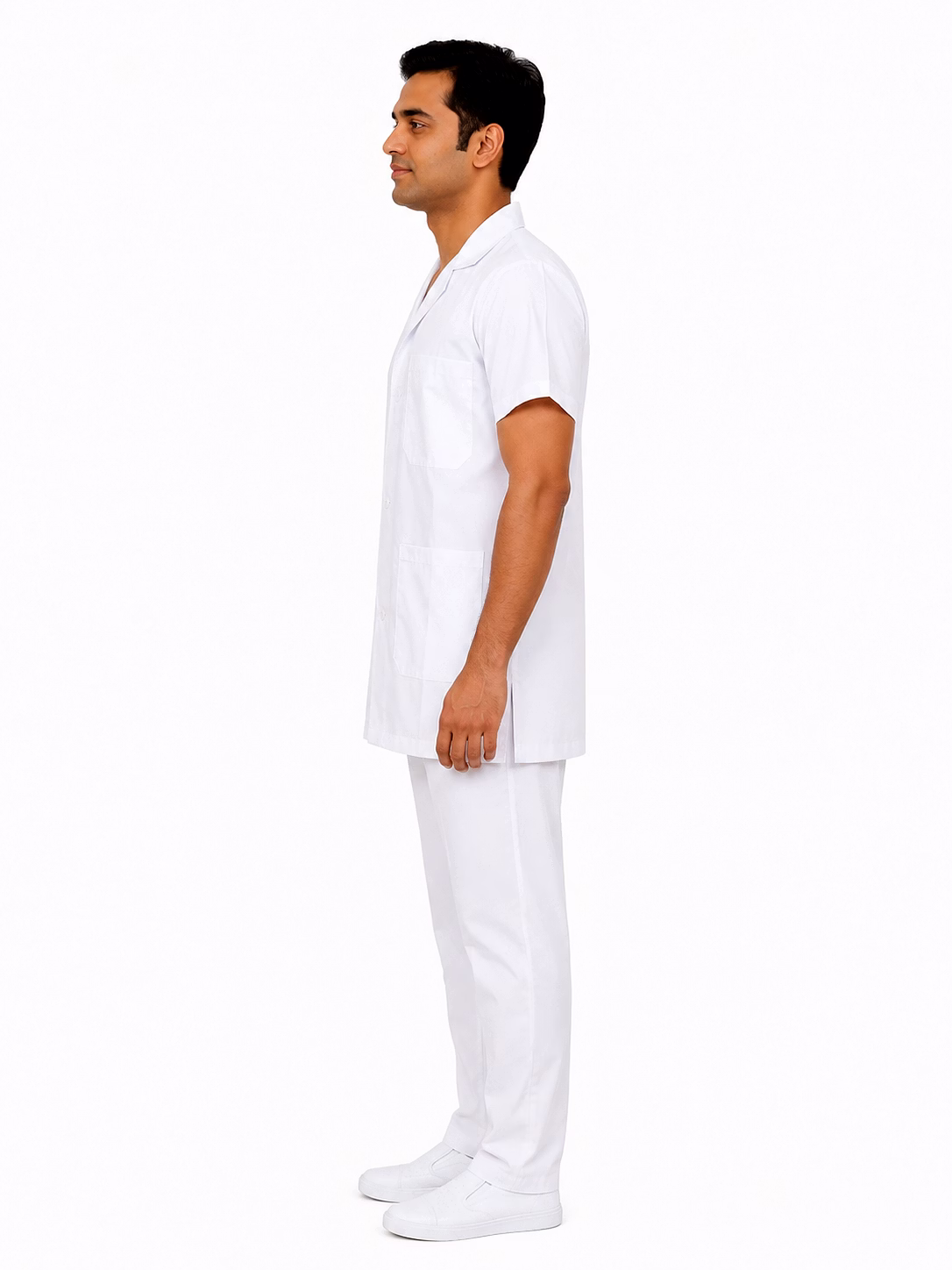 Raw Craft's Hospital Nursing/ Lab Apron for Men | Blended Cotton image 3