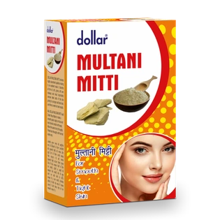 DOLLAR 100% NATURAL Multani Mitti 200gm