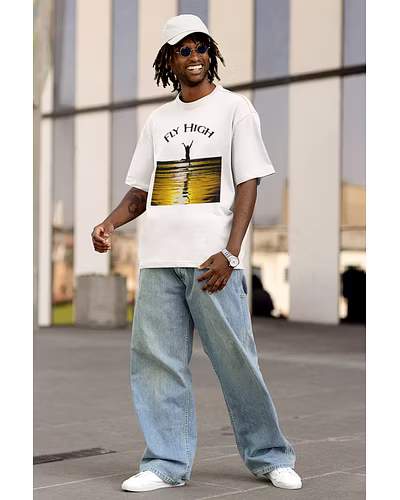Fly High Shrivardhan Unisex Oversized T-shirt-12437740
