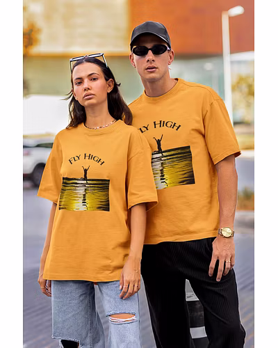 Fly High Shrivardhan Unisex Oversized T-shirt-3