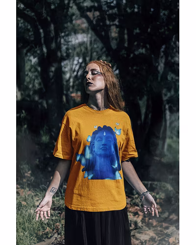 Adiyogi Butterfly Unisex Oversized T-shirt-12437752