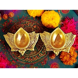 Lotus Brass Diya