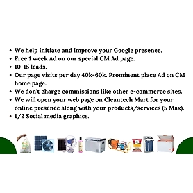 Google Package for Sustainable & Organic Products & Services