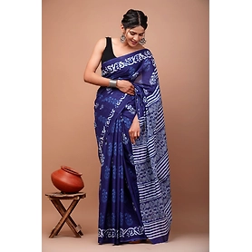 Bagru Print Cotton Saree