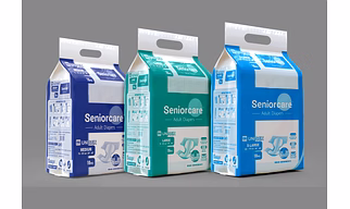 SENIORCARE ADULT TAP DIAPERS : SIZE : M - L - XL