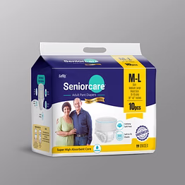seniorcare adult pant diapers : size : (m - l - xl)