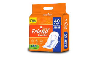 GIRL'S FRIEND SANITARY PAD : SIZE : (320 mm)
