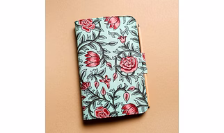 Blaock Printed Cotton Fabricated Pencil Journal