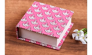 Cotton Fabricated Block Printed Deskpad/Notepad