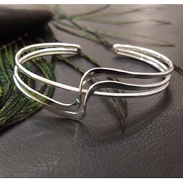 unisex cuff brass adjustable bracelet brass intertwined minimalist bracelet