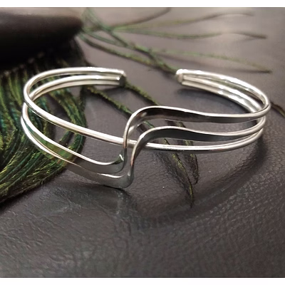 unisex cuff brass adjustable bracelet brass intertwined minimalist bracelet