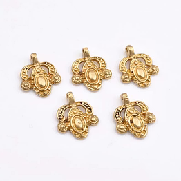 raw brass charms pendants for jewelry makings and macrame jewelry supplies