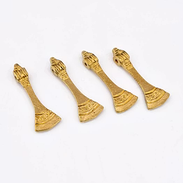 brass charms tribal brass charms pendants long charms for jewelry making