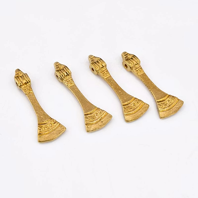 brass charms tribal brass charms pendants long charms for jewelry making