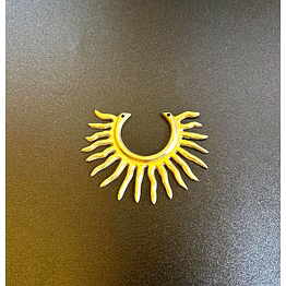 best selling handmade brass sun pendant