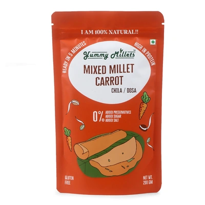 MIXED MILLET CARROT CHILA