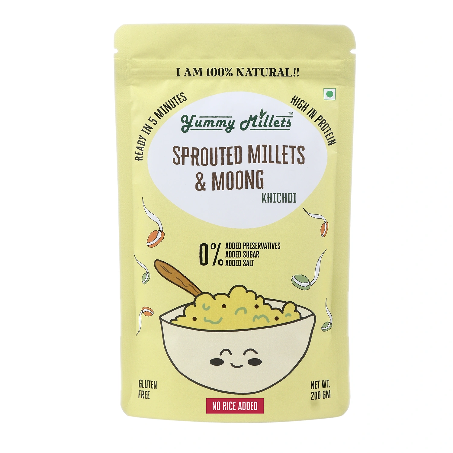 SPROUTED MILLETS &amp; MOONG KHICHDI-12446082