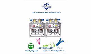Multi Pot  zipper  Dyeing Machine