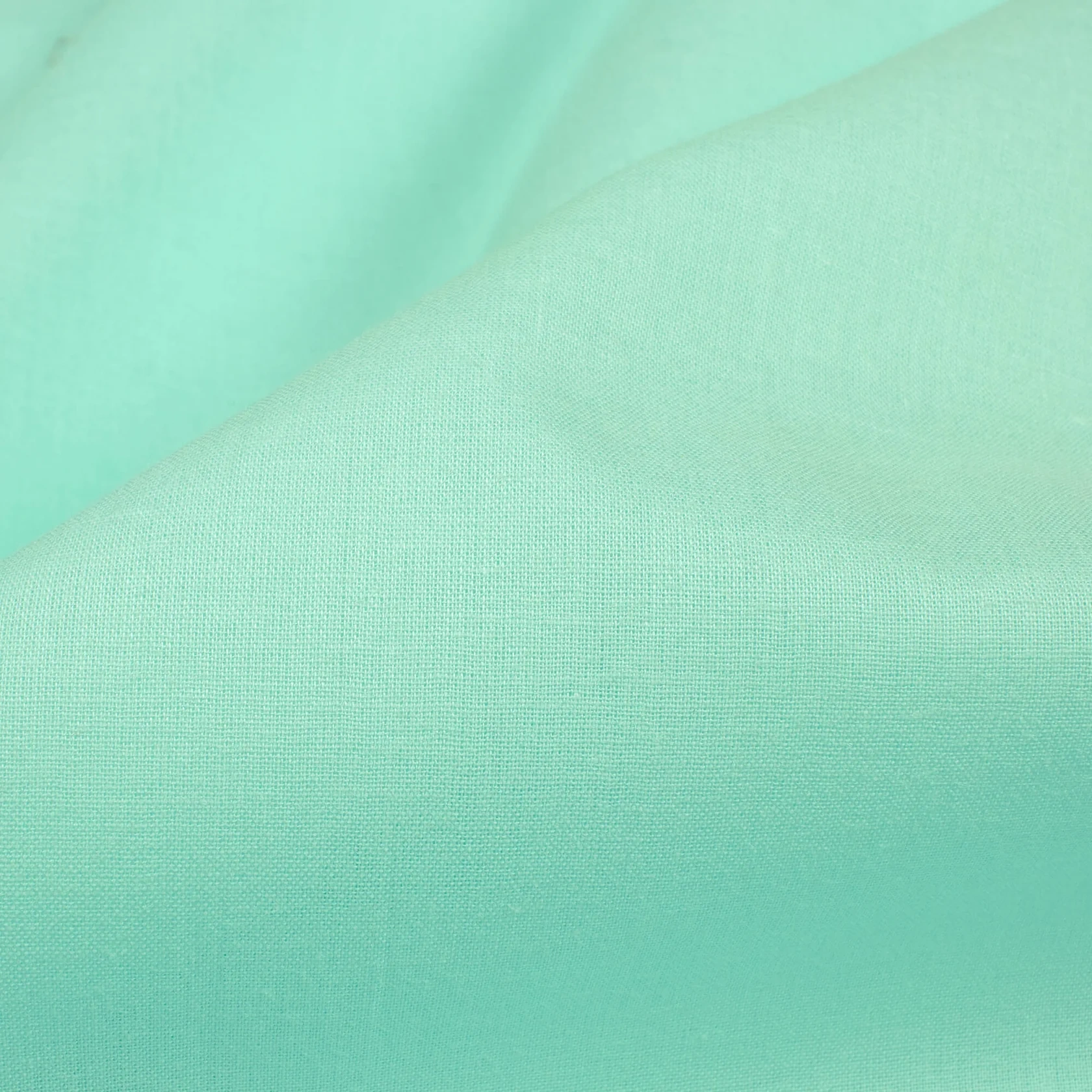 Baby Blue Plain Cotton Cambric Fabric-1