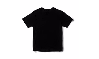 Classic Black Plain T-Shirt for Men | Heavy 180 GSM Bio-Washed Cotton