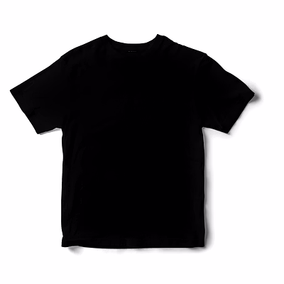 martha classic black plain t-shirt for men | heavy 180 gsm bio-washed cotton